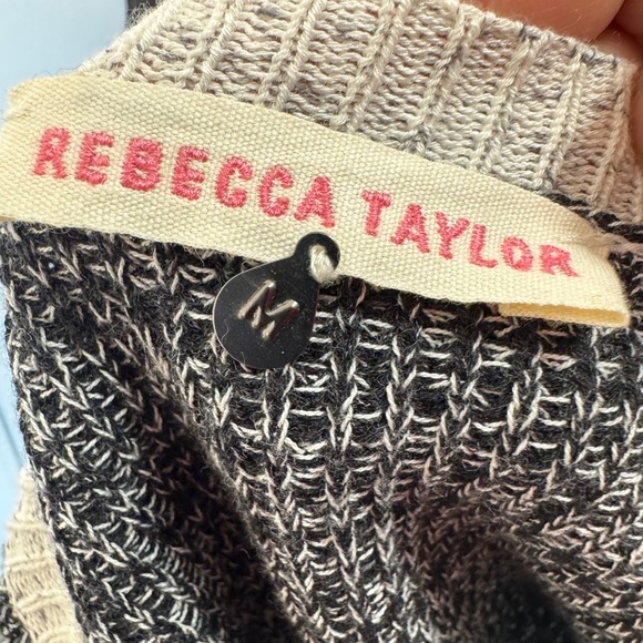 Rebecca Taylor Long Sleeve Knit Peplum Top - Picture 5 of 8